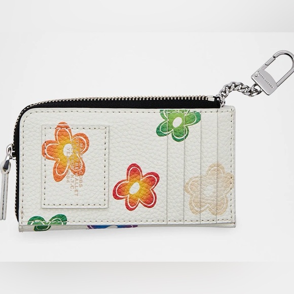 Marc Jacobs Wild Daisy Leather Wallet - Picture 2 of 8